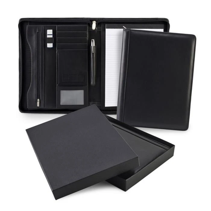 Business A4 Leather Compendium NZ Business A4 Leather Compendium NZ